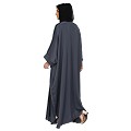 Premium Dubai Nida Kaftan- Grey Premium Dubai Nida Kaftan- Grey